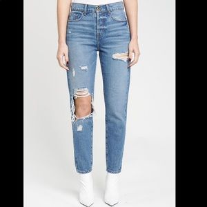 Pistola Nico High Rise Mom Jeans in Tokyo Whisper